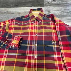 Vintage Cinch Miller Style Mens M Tartan Plaid Cowboy Button Down Western‎ Shirt
